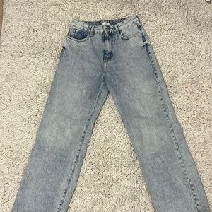 Forever 21 high rise wide leg jeans